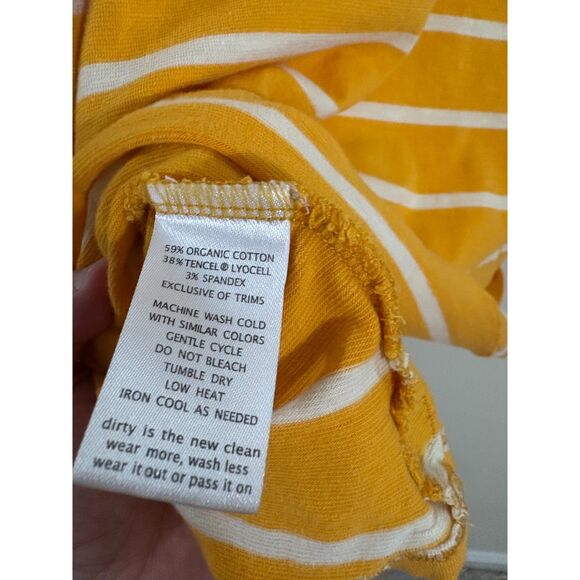 Toad & Co. Short Sleeve Women's striped top Size Large - Picture 4 of 5